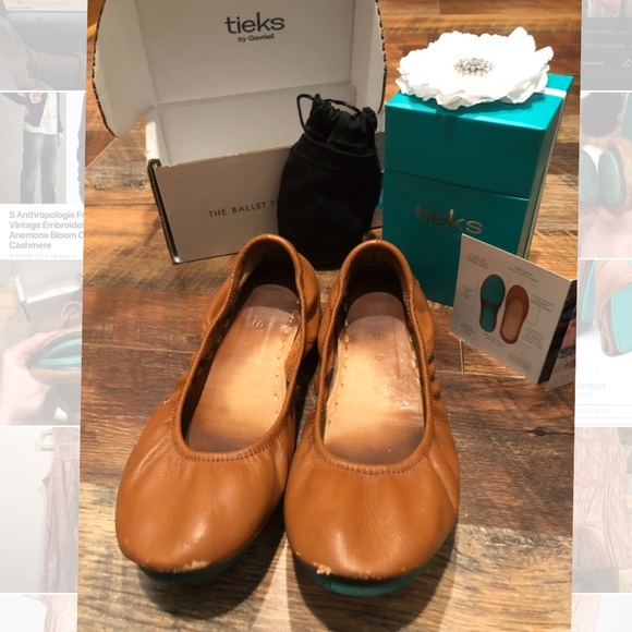 Tieks Shoes - Chestnut Tieks 9